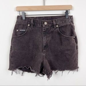 Vintage Lee Denim High Rise Festival Shorts